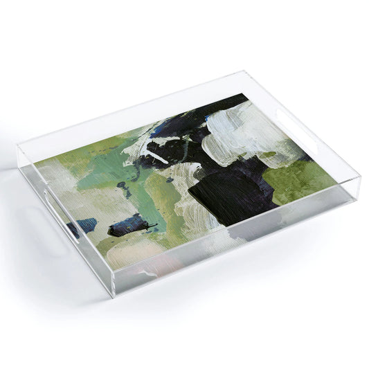 Lush Acrylic Tray - Medium w/Handles