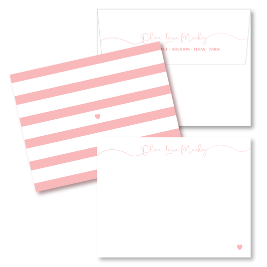 Sweetheart Panel Note Cards