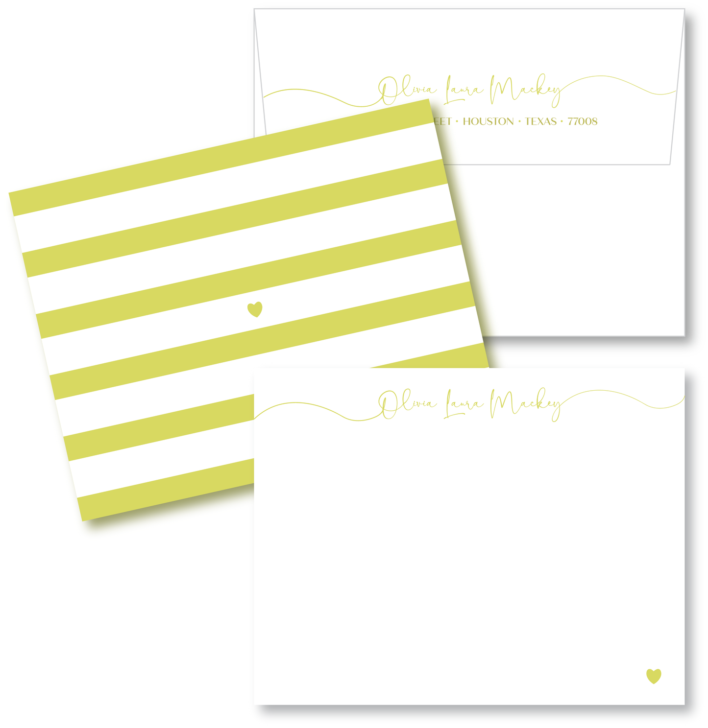 Sweetheart Panel Note Cards