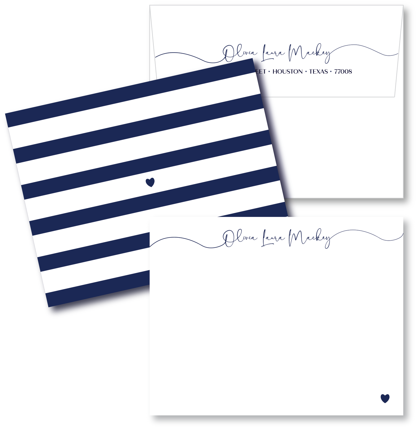 Sweetheart Panel Note Cards