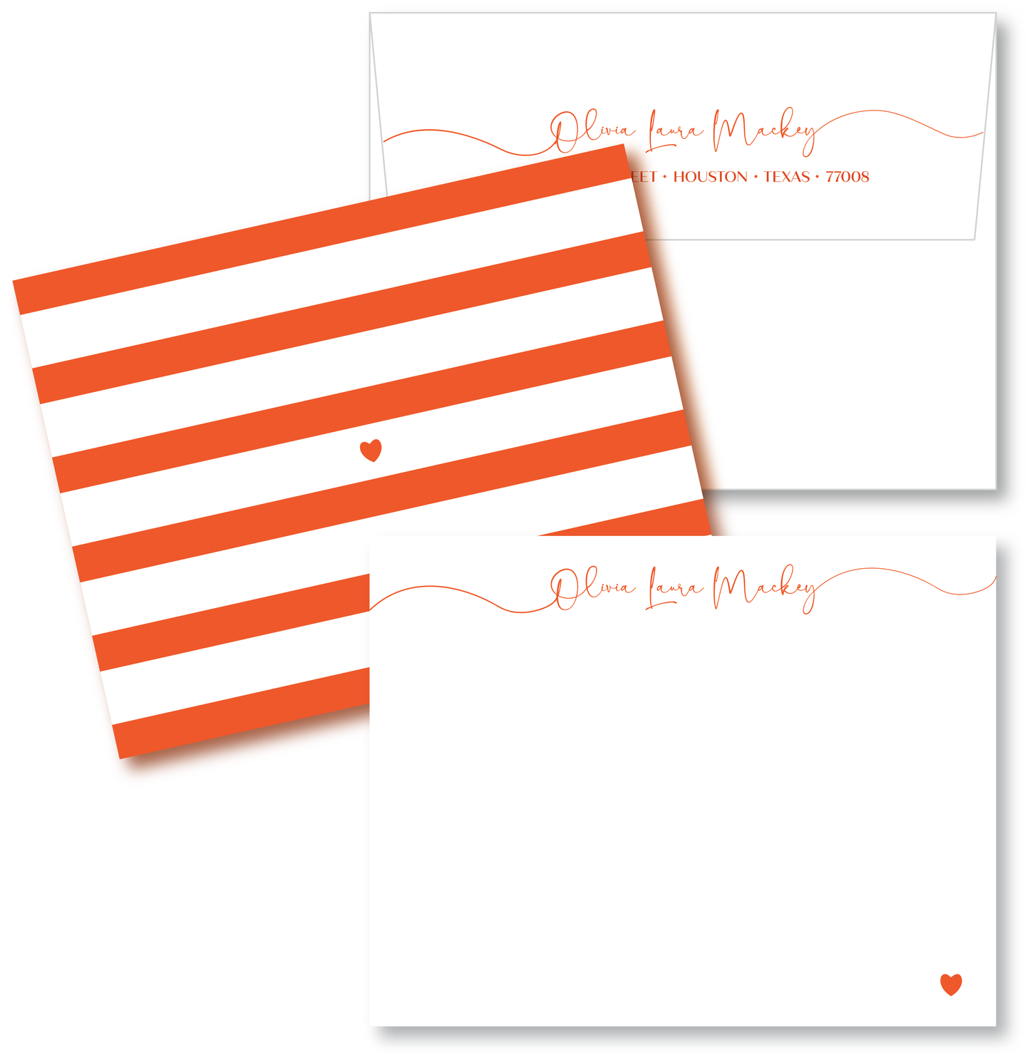 Sweetheart Panel Note Cards