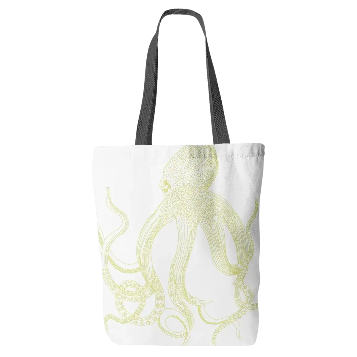 Citrus Octopus Tote Bag