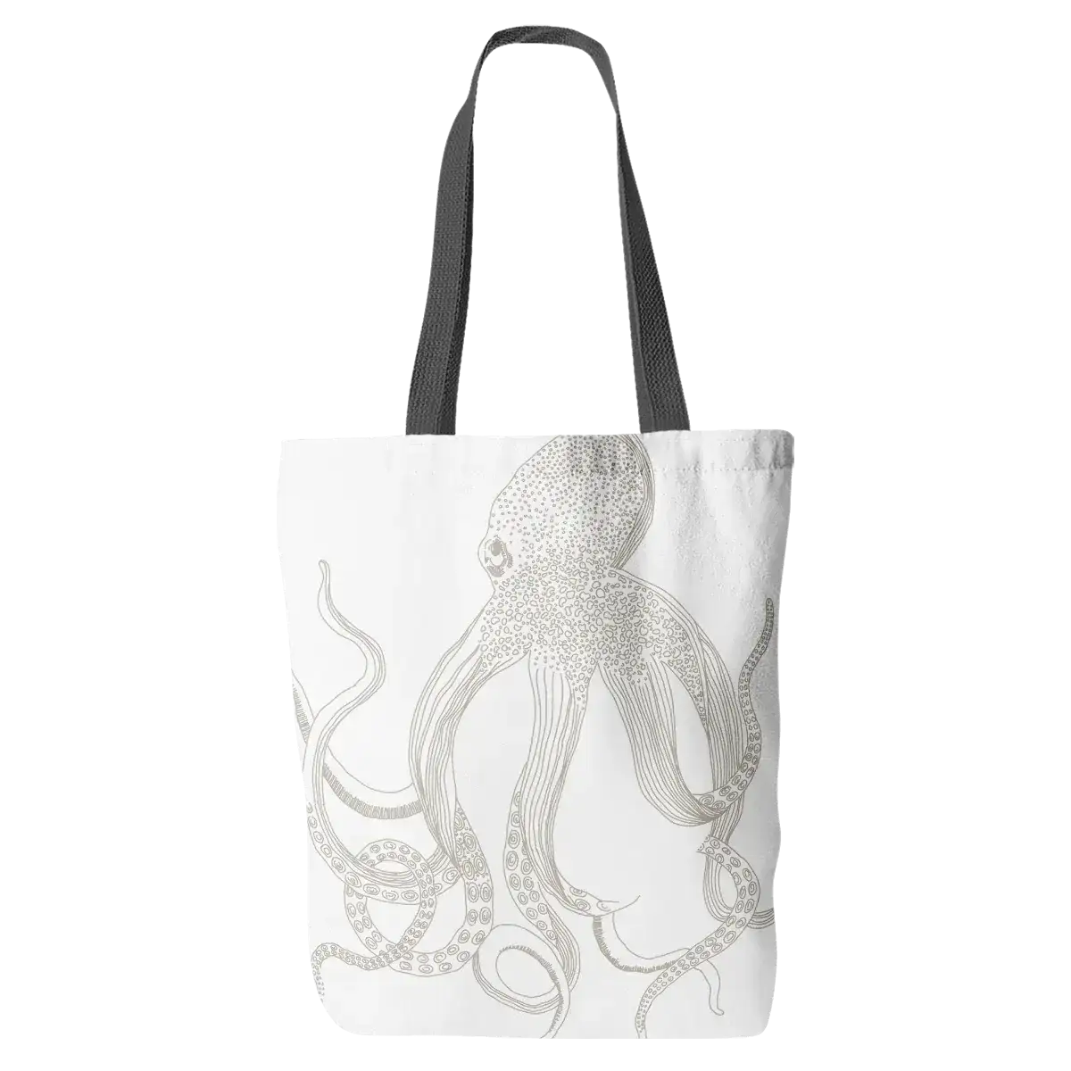 Sand Octopus Tote Bag