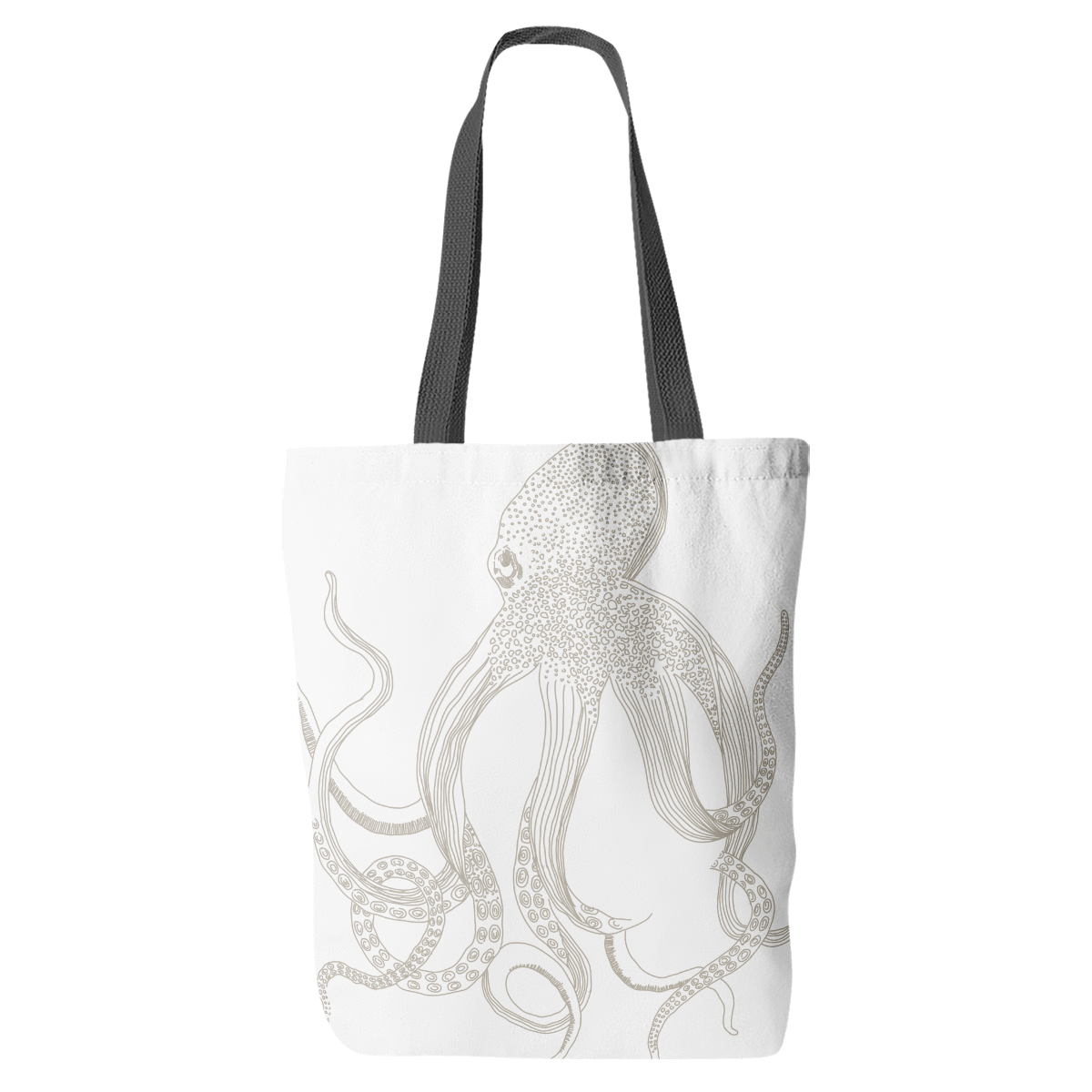 Sand Octopus Tote Bag