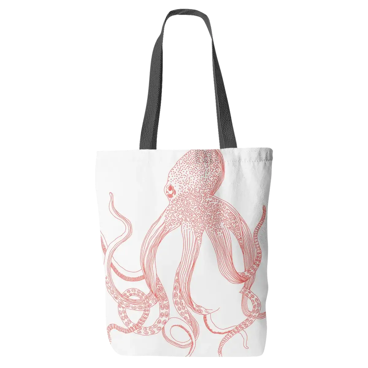 Sunset Octopus Tote Bag