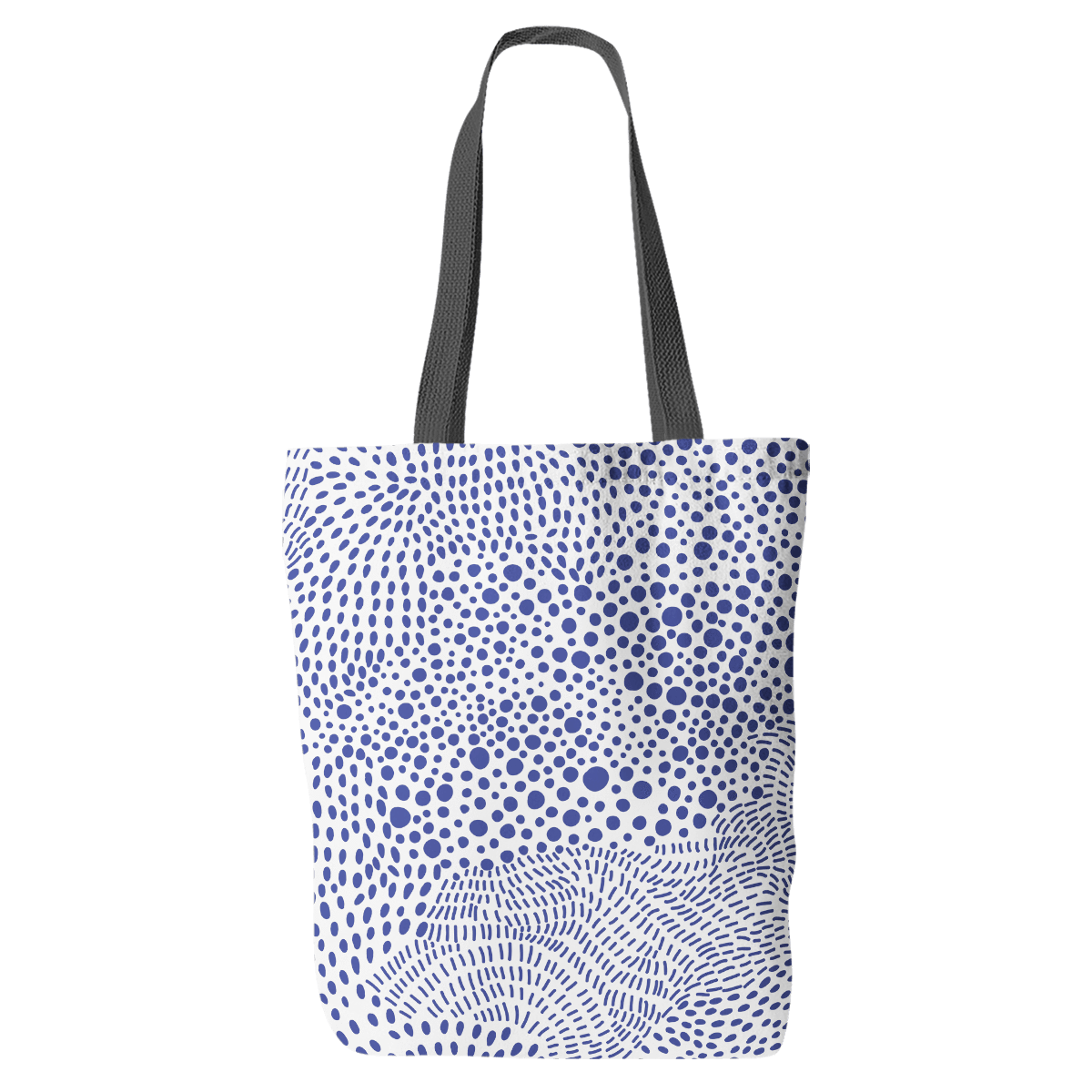 Organic Blue Tote Bag
