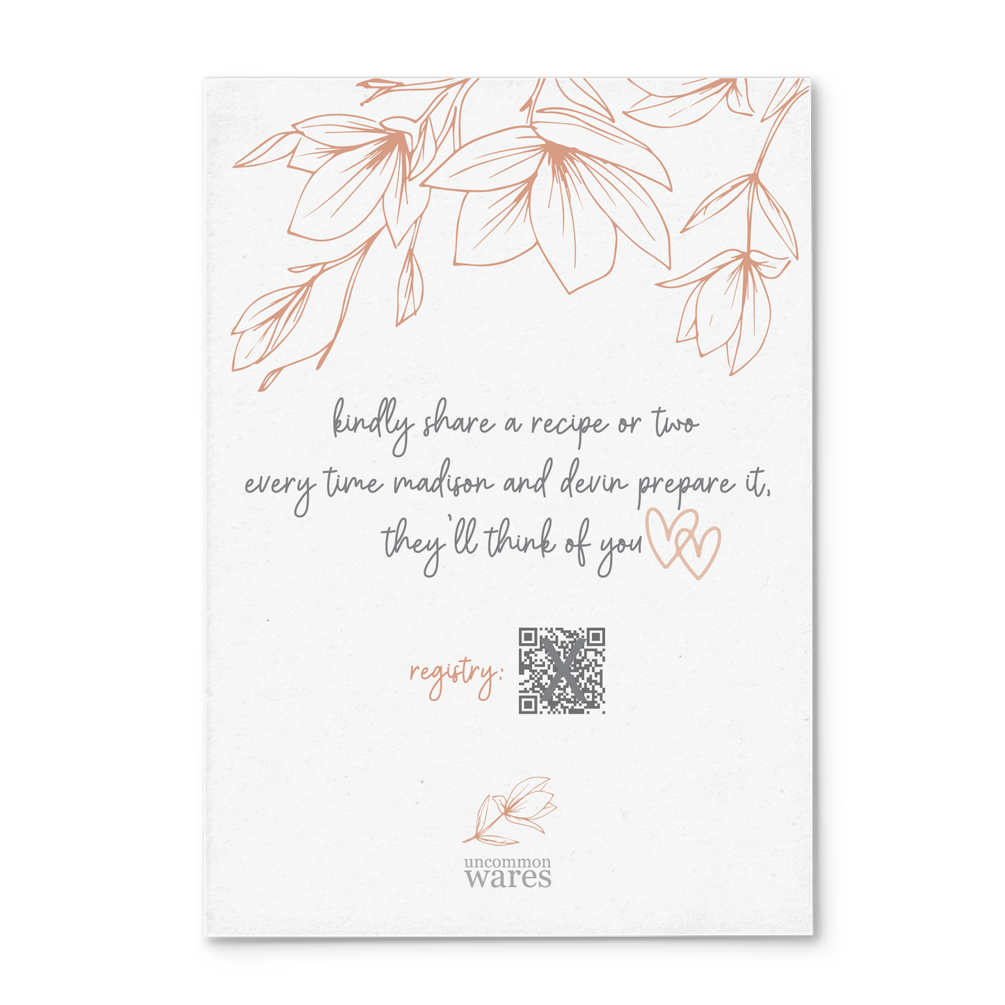 Modern Floral Invitation