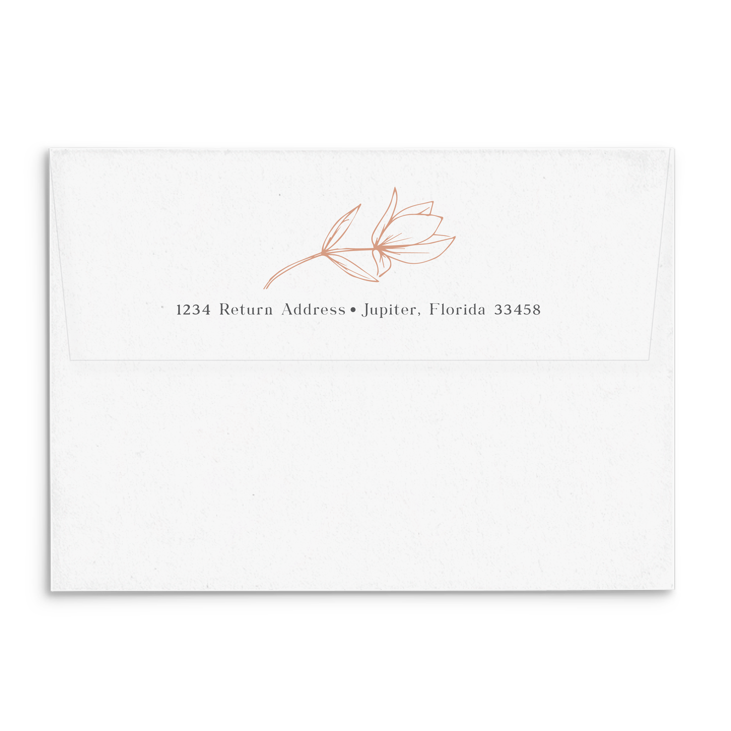 Modern Floral Invitation