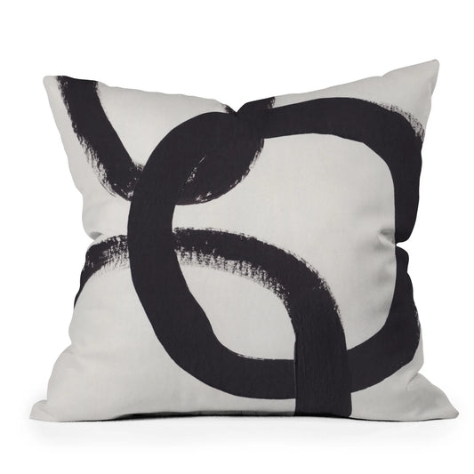 Circles Throw Pillow