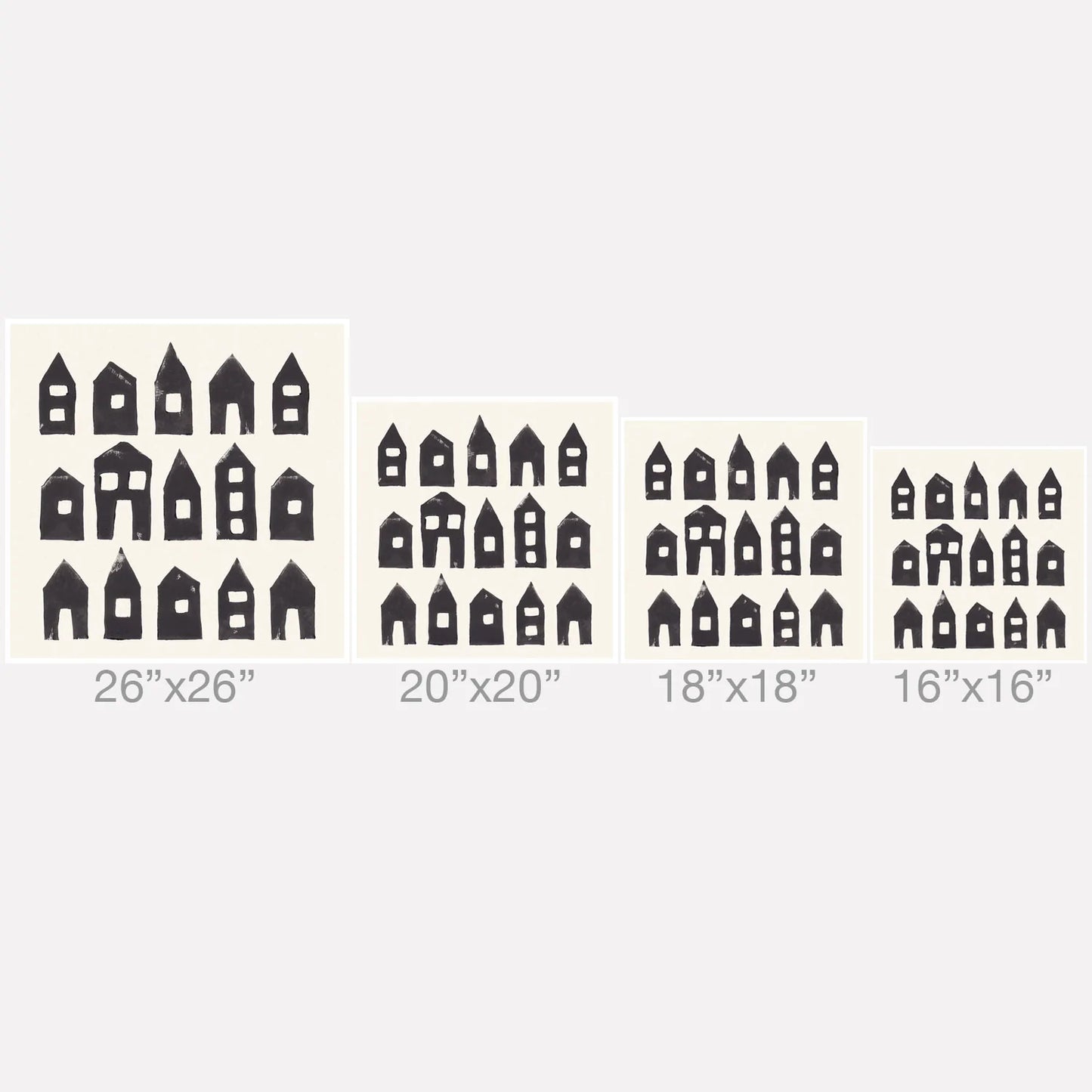 Tiny Houses Throw Pillow