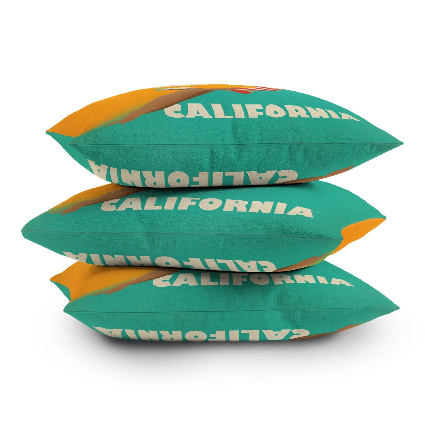 Dive California Throw Pillow