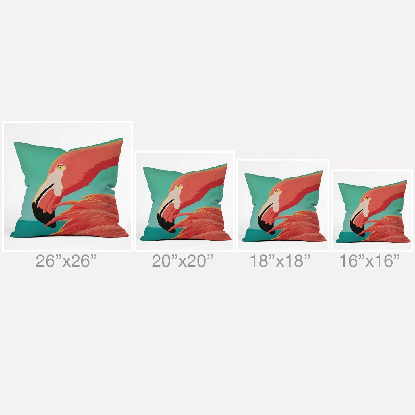 Flamingo Throw Pillow