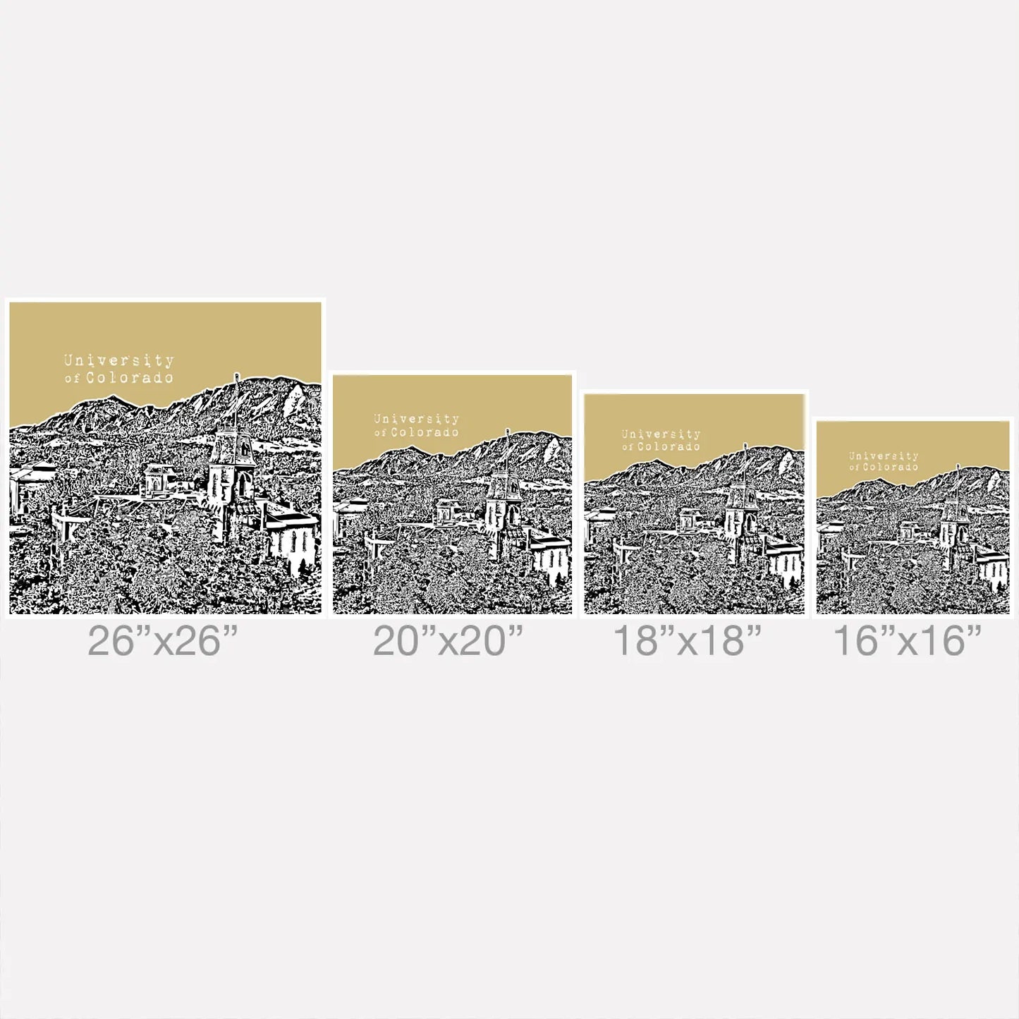 CU Boulder Throw Pillow