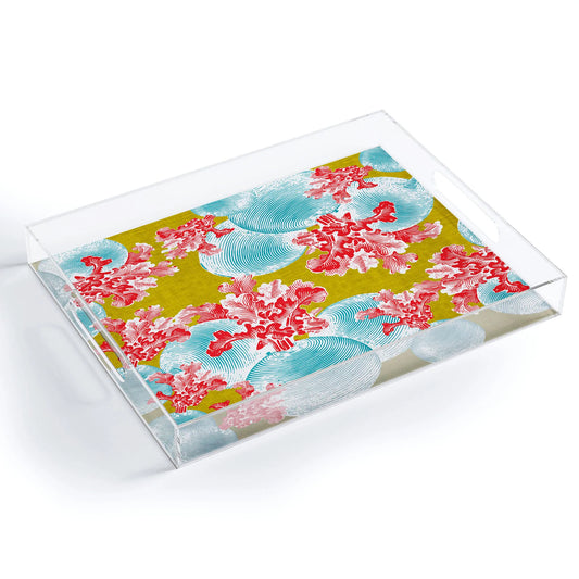 Betacyan Acrylic Tray - Medium w/Handles
