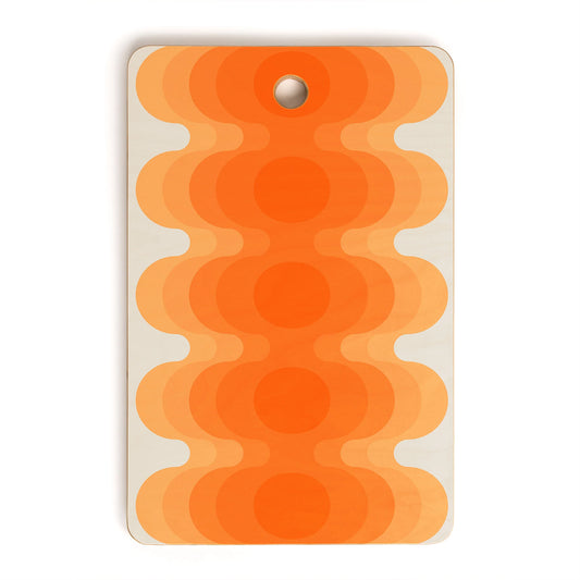 Echoes Creamsicle Bamboo Cutting Board