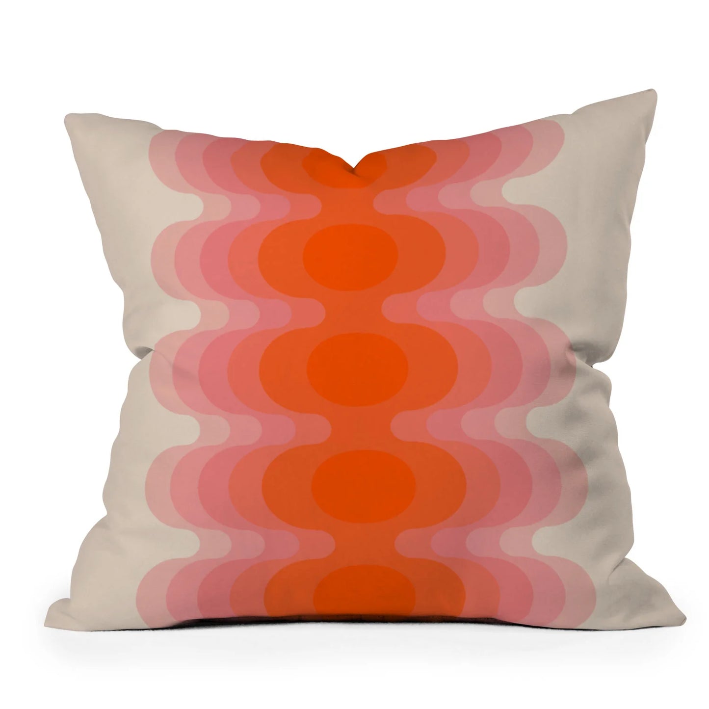 Strawberry Echo Throw Pillow