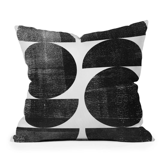 Circles MCM Throw Pillow