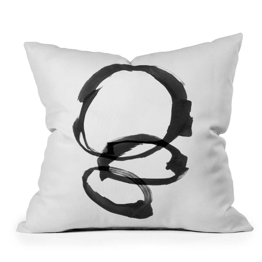 Abstract Minimalist Throw Pillow