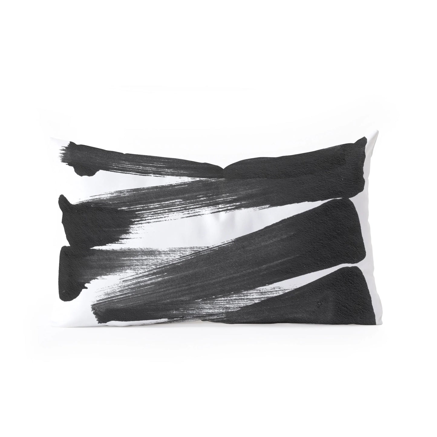 Brush Strokes Lumbar Throw Pillow