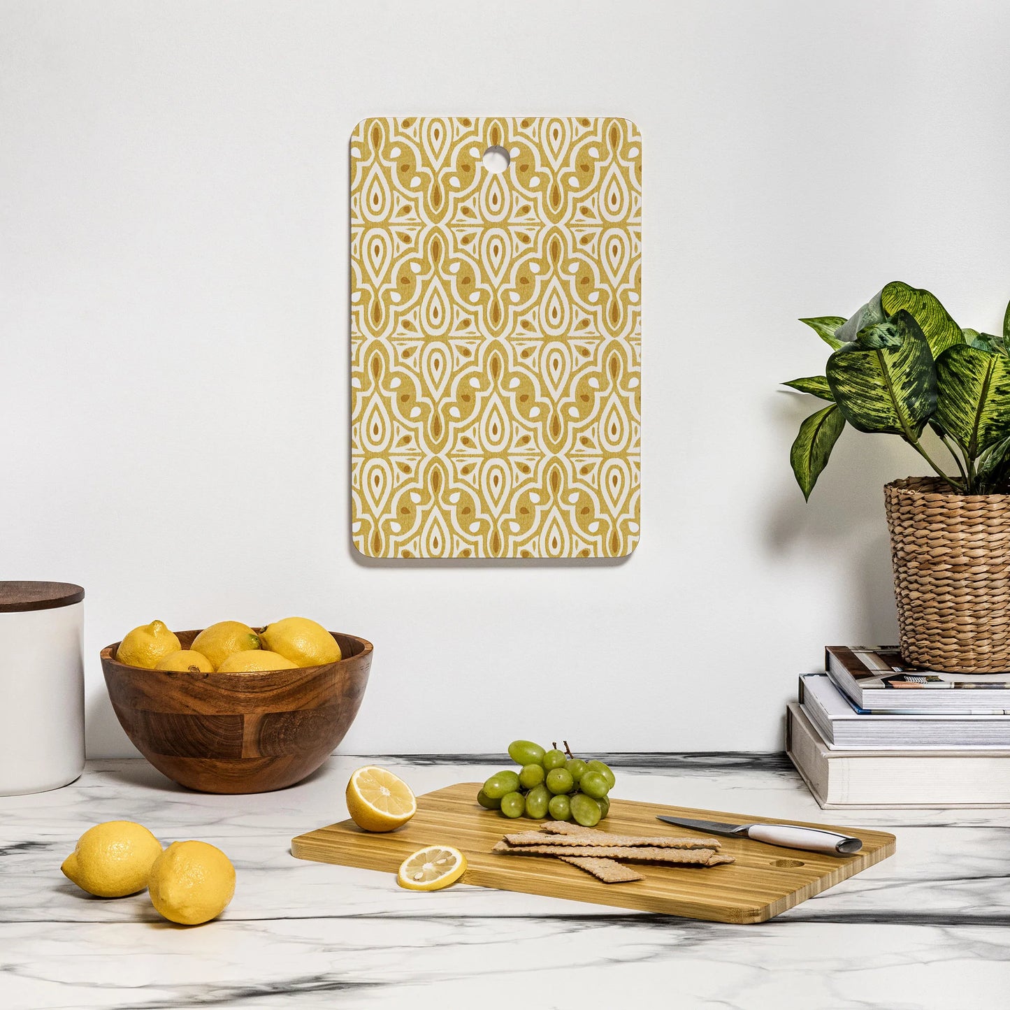 Broderie Goldenrod Bamboo Cutting Board