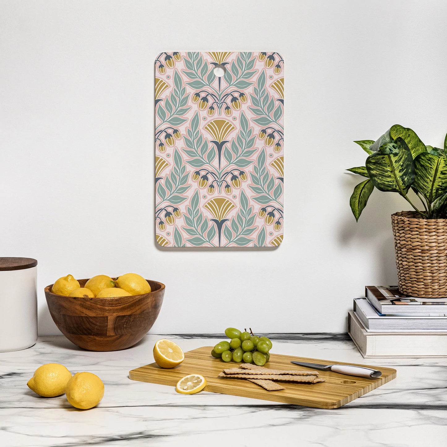 La Floraison Bamboo Cutting Board