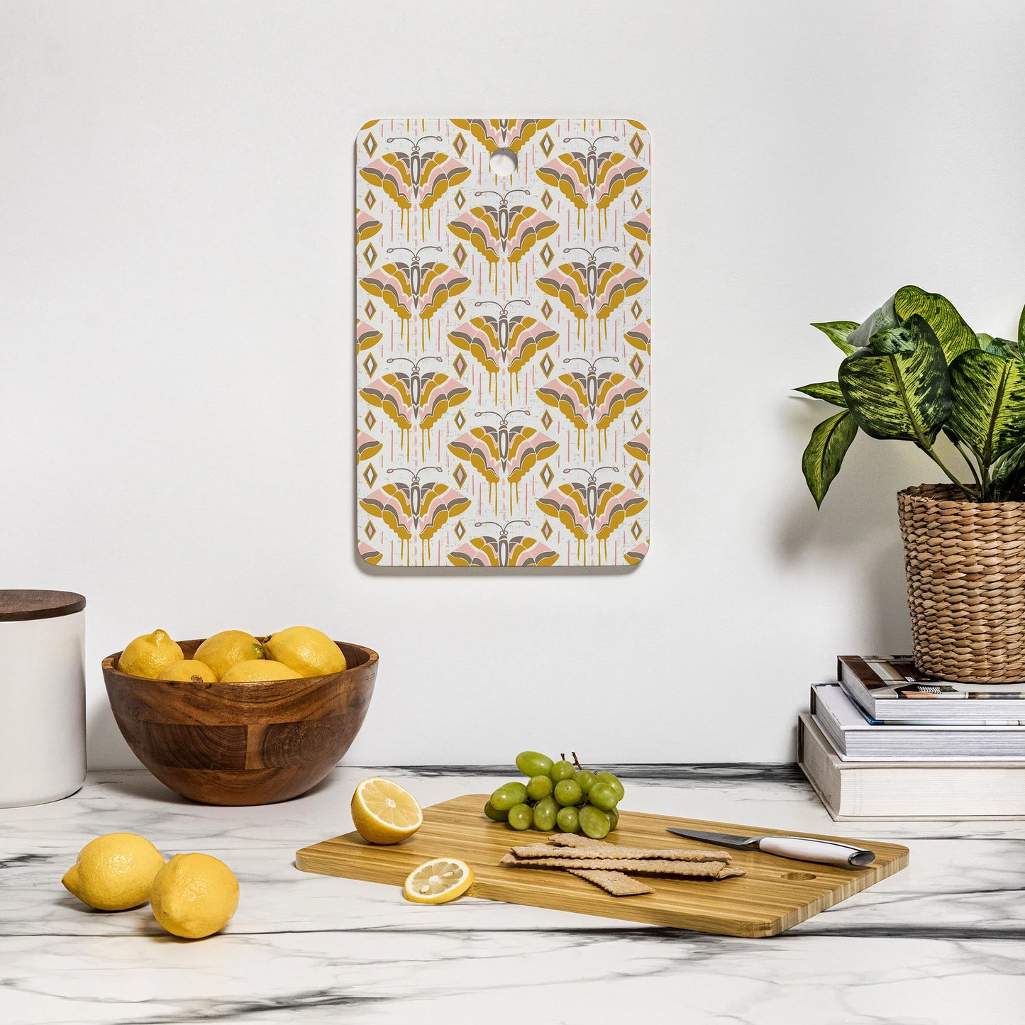 La Maison Des Papillons Bamboo Cutting Board