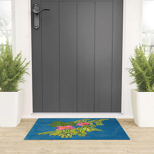 Flowers on Captiva Door Mat