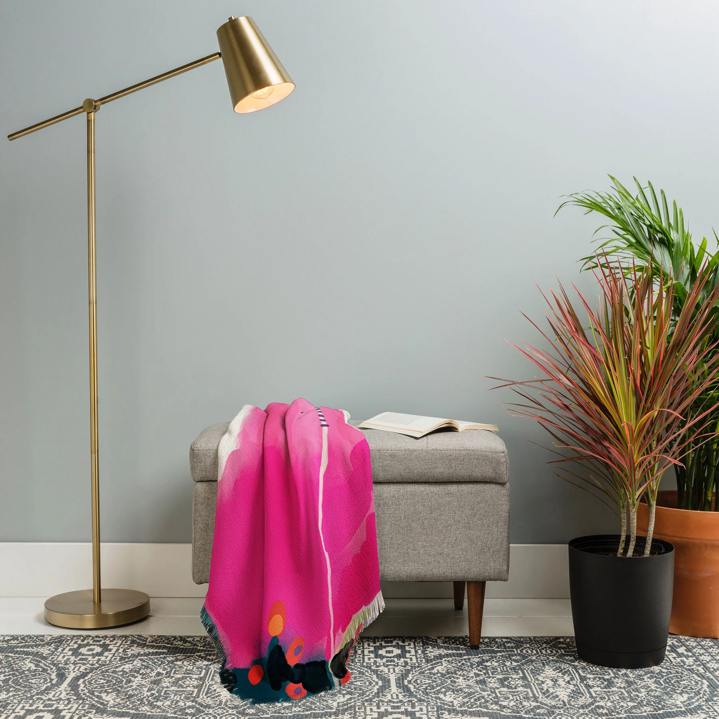 Pink Sky Throw Blanket - Lightweight