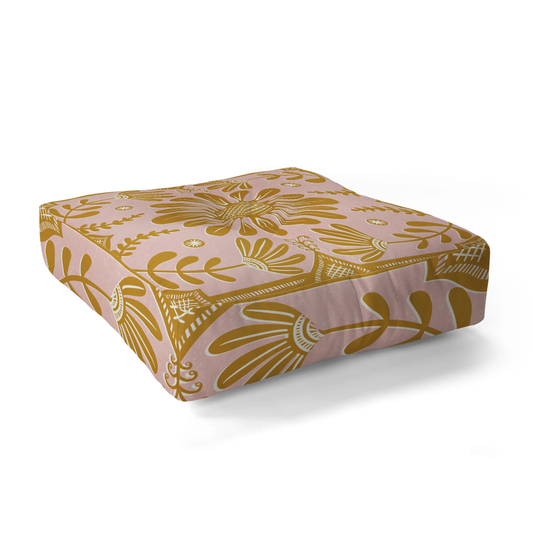 Boho Florals Floor Pillow