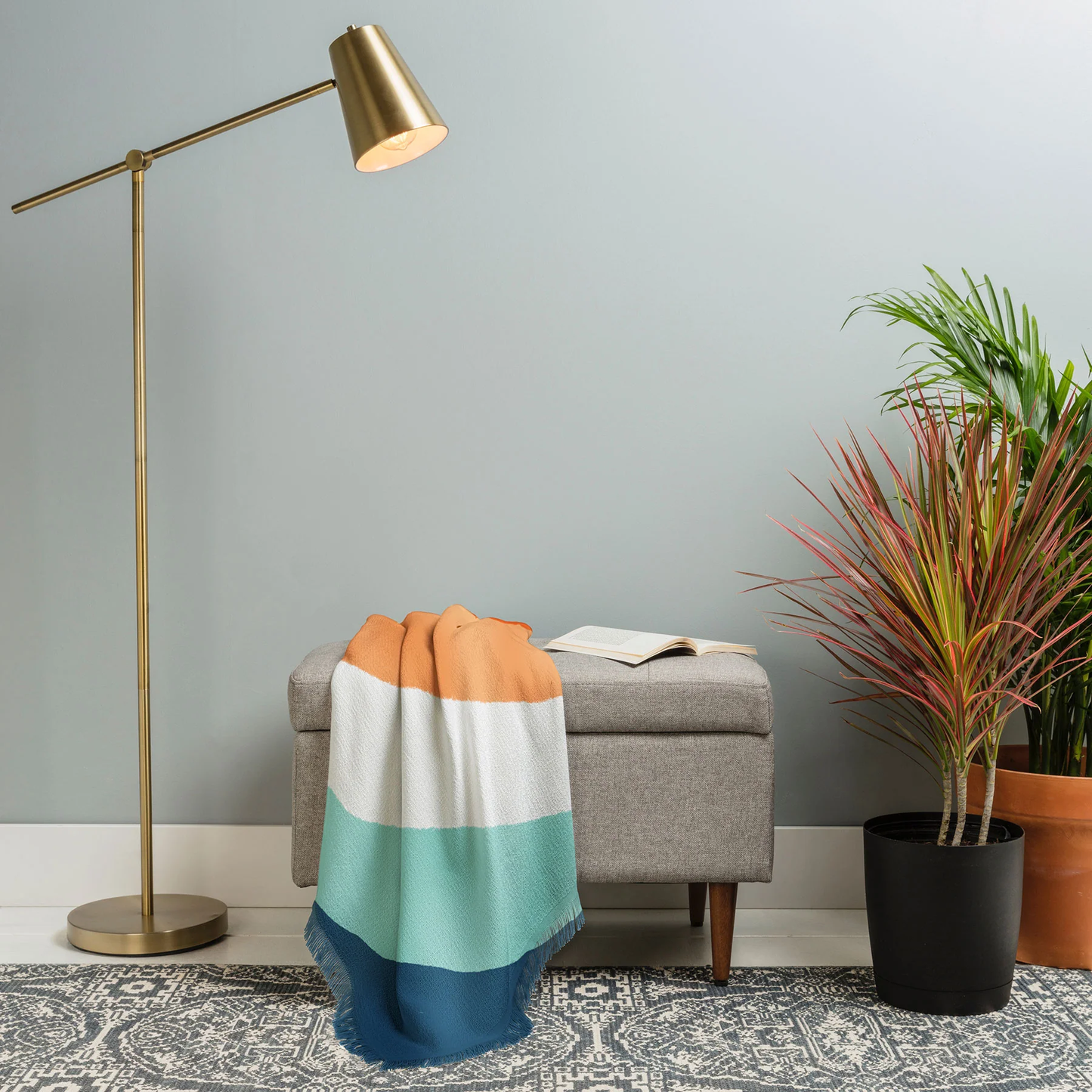Venice Sunset Throw Blanket