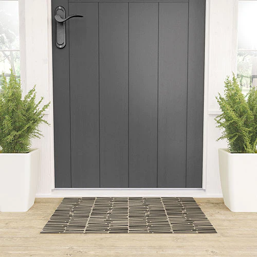 Dacca Black Door Mat