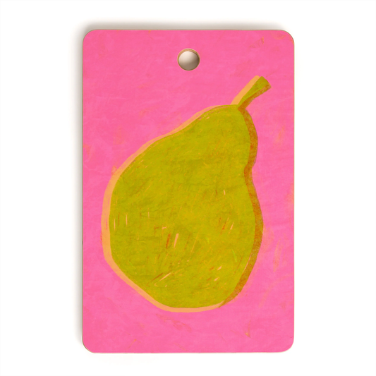 Modern Pear Bamboo Cutting Board
