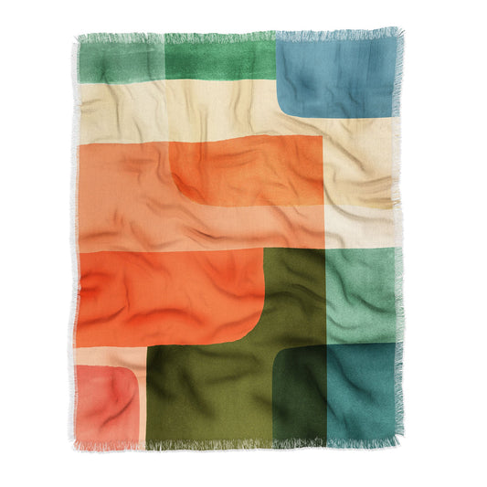 Color Play Throw Blanket - Lightweight