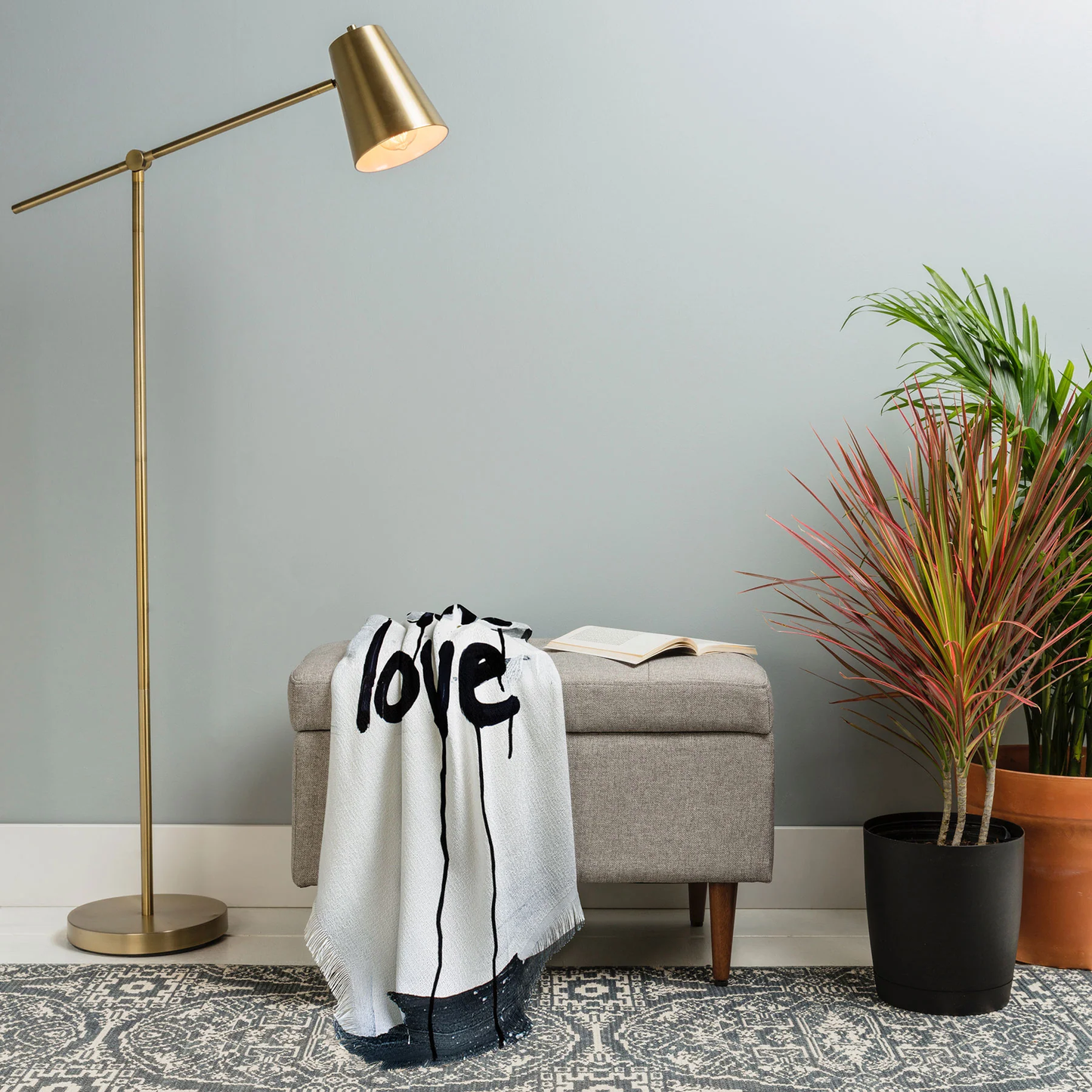 Messy Love Throw Blanket