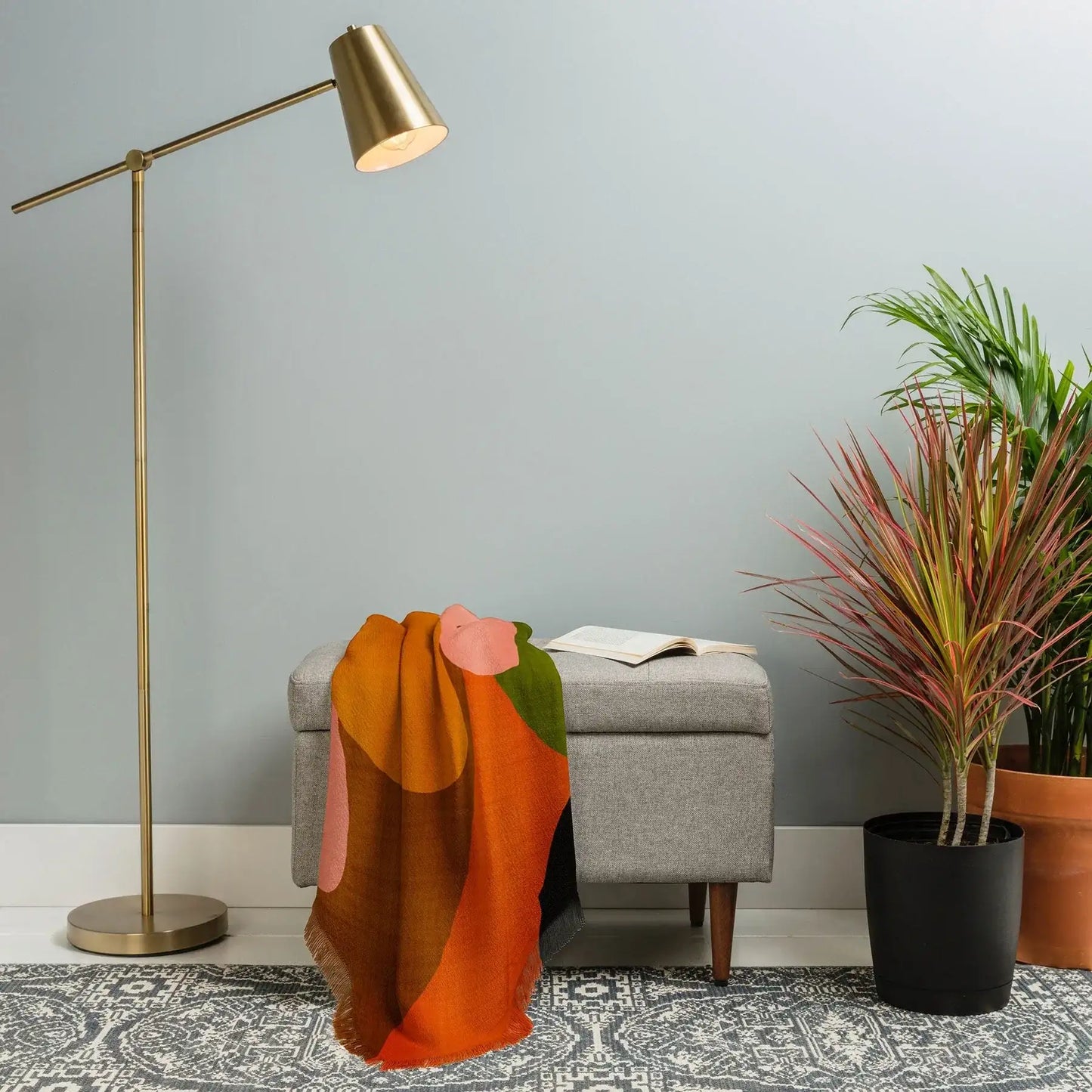 Floria Throw Blanket - Lightweight