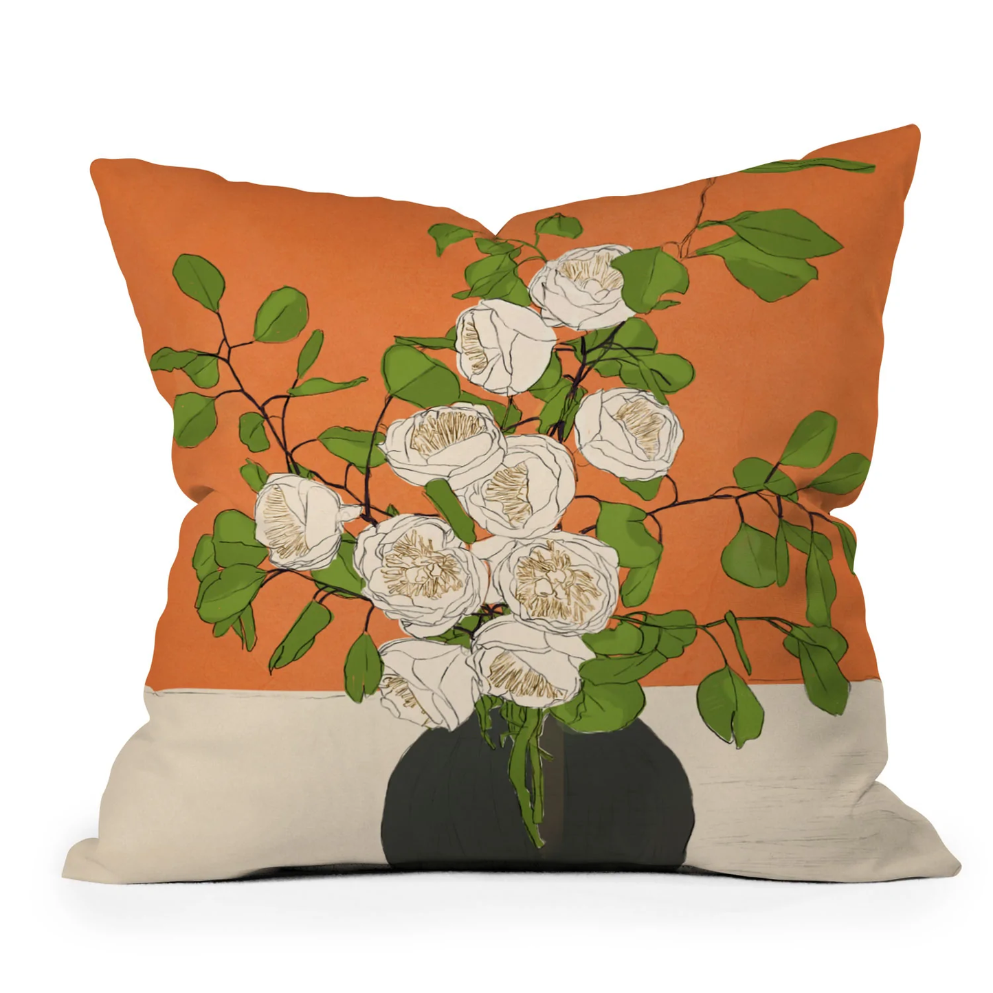 Beautiful Bouquet Throw Pillow