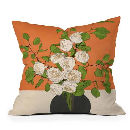 Beautiful Bouquet Throw Pillow