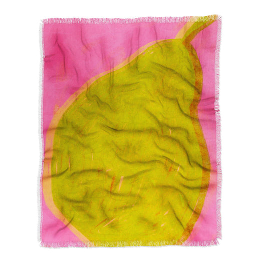 Modern Pear Throw Blanket - Lightweight