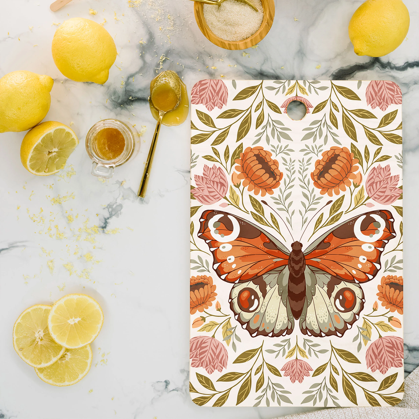 Morris Butterfly Bamboo Cutting Board