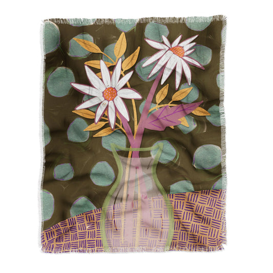 Daisies Throw Blanket - Lightweight
