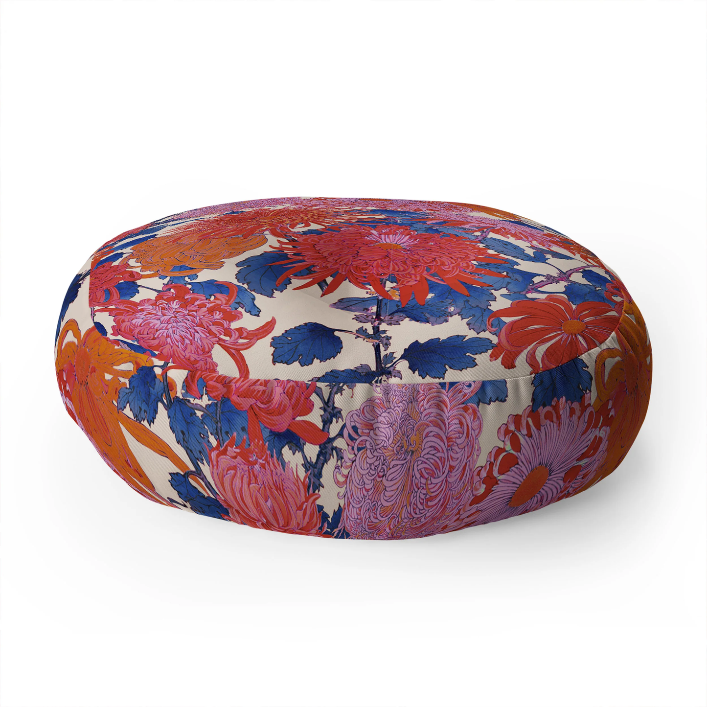 Moody Blooms Floor Pillow