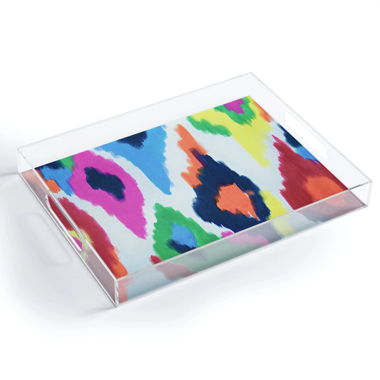 Dylan Acrylic Tray - Medium w/Handles
