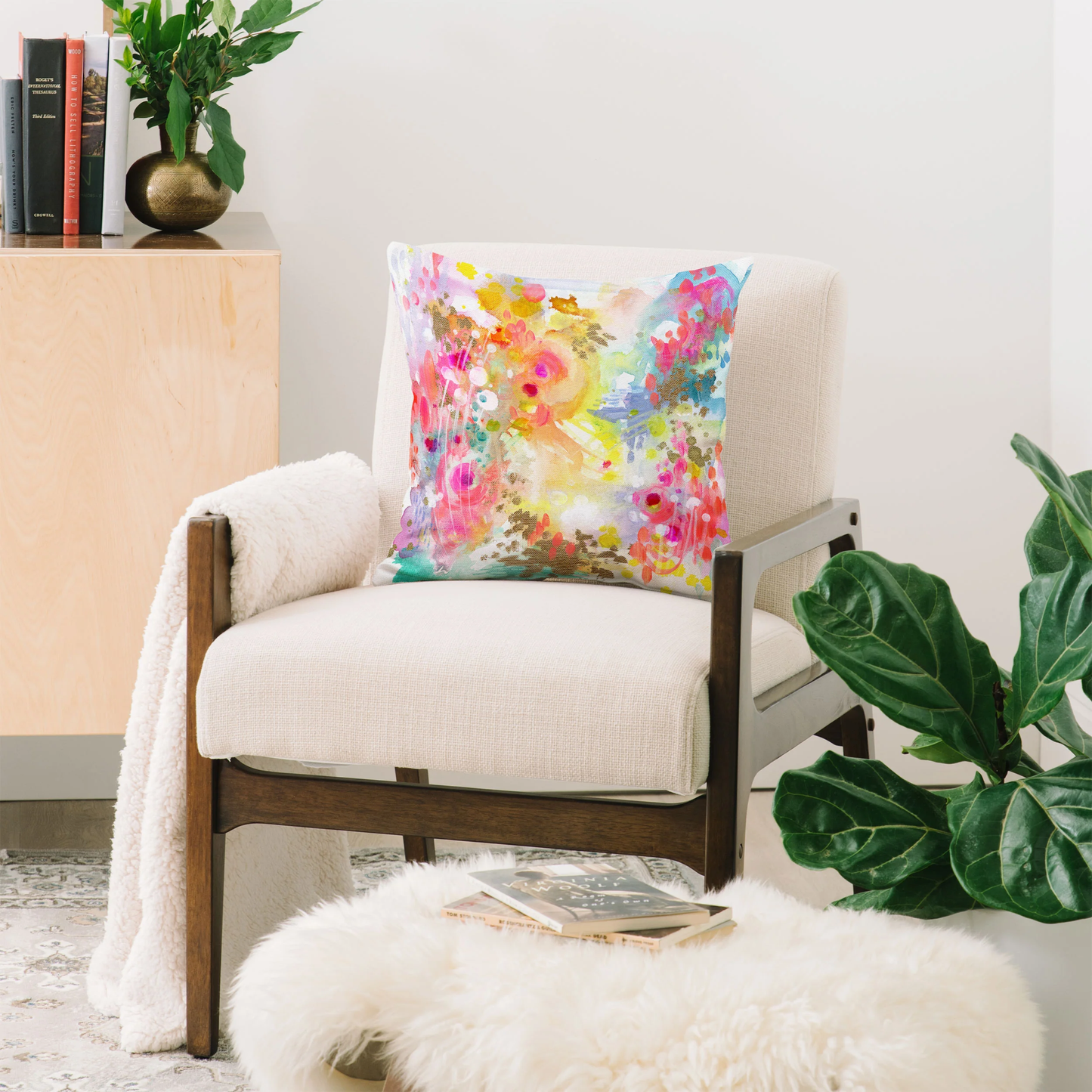 Ayla Jules Throw Pillow