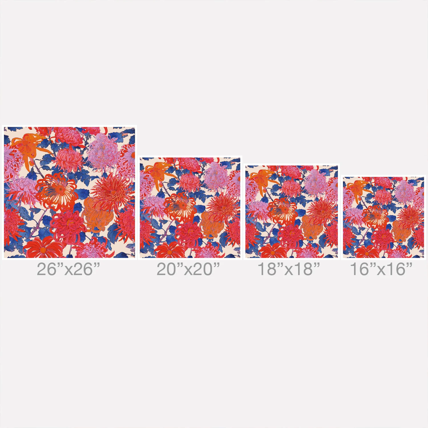 Moody Blooms Throw Pillow