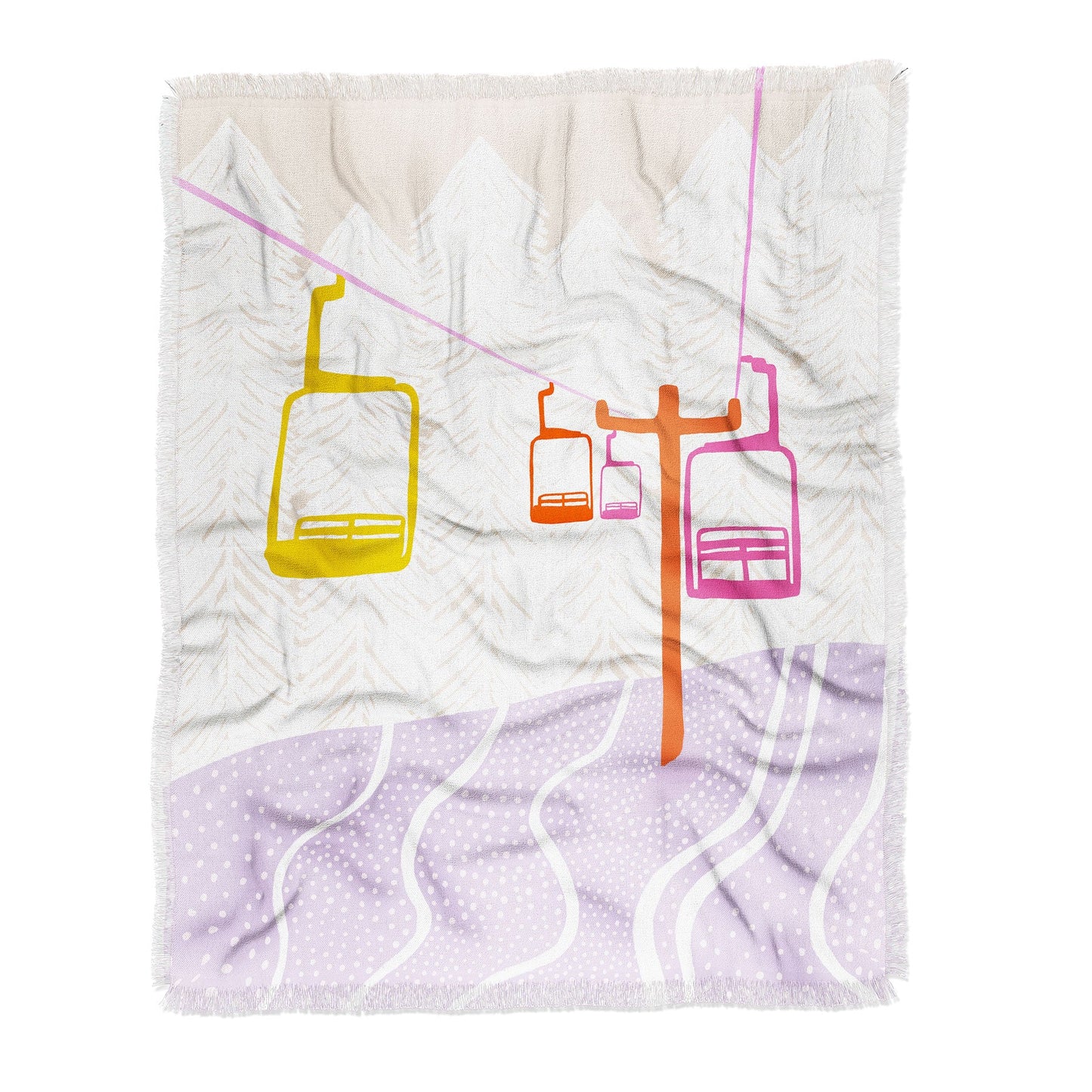 Chairlift Throw Blanket - Lightweight