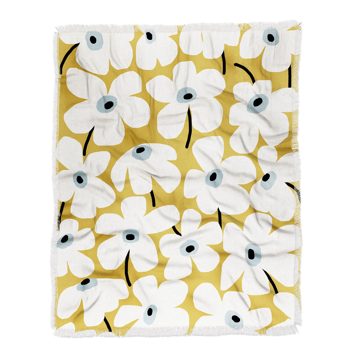 Lazy Daisies Throw Blanket - Lightweight