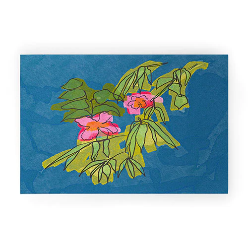 Flowers on Captiva Door Mat