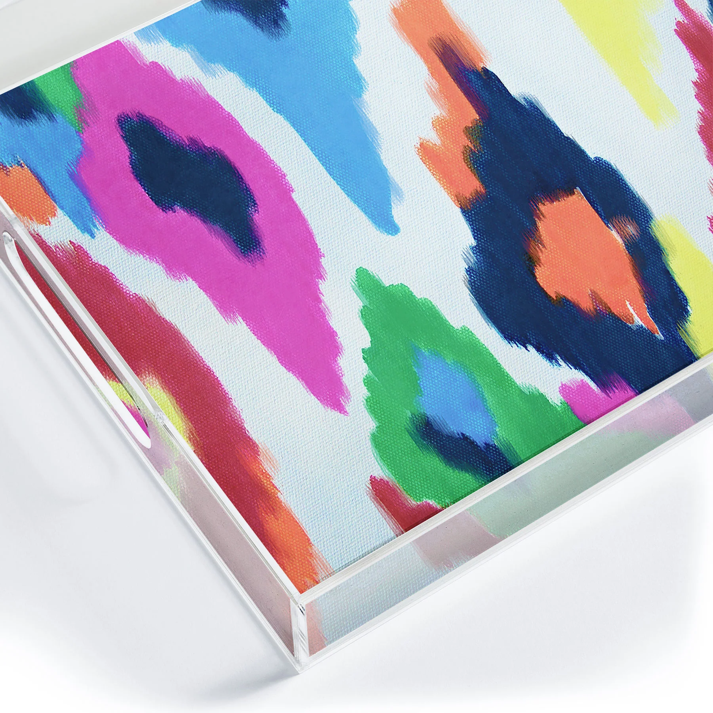 Dylan Acrylic Tray - Medium w/Handles