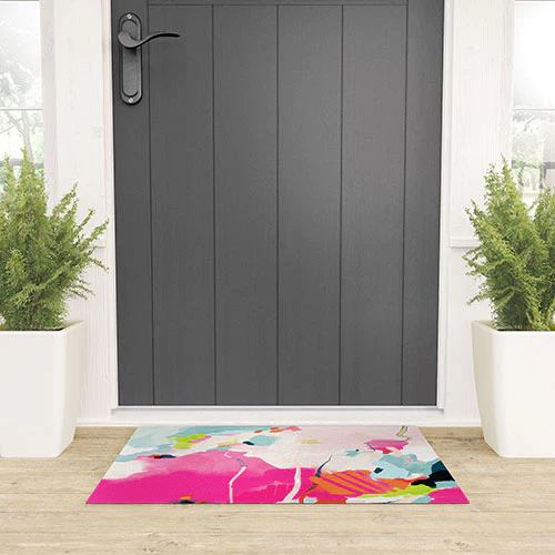 Pink Sky Door Mat