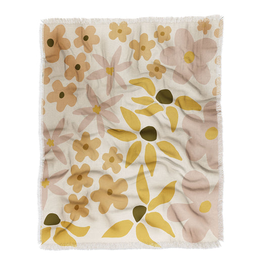 Black Coffee Morning Tan Throw Blanket - Lightweight